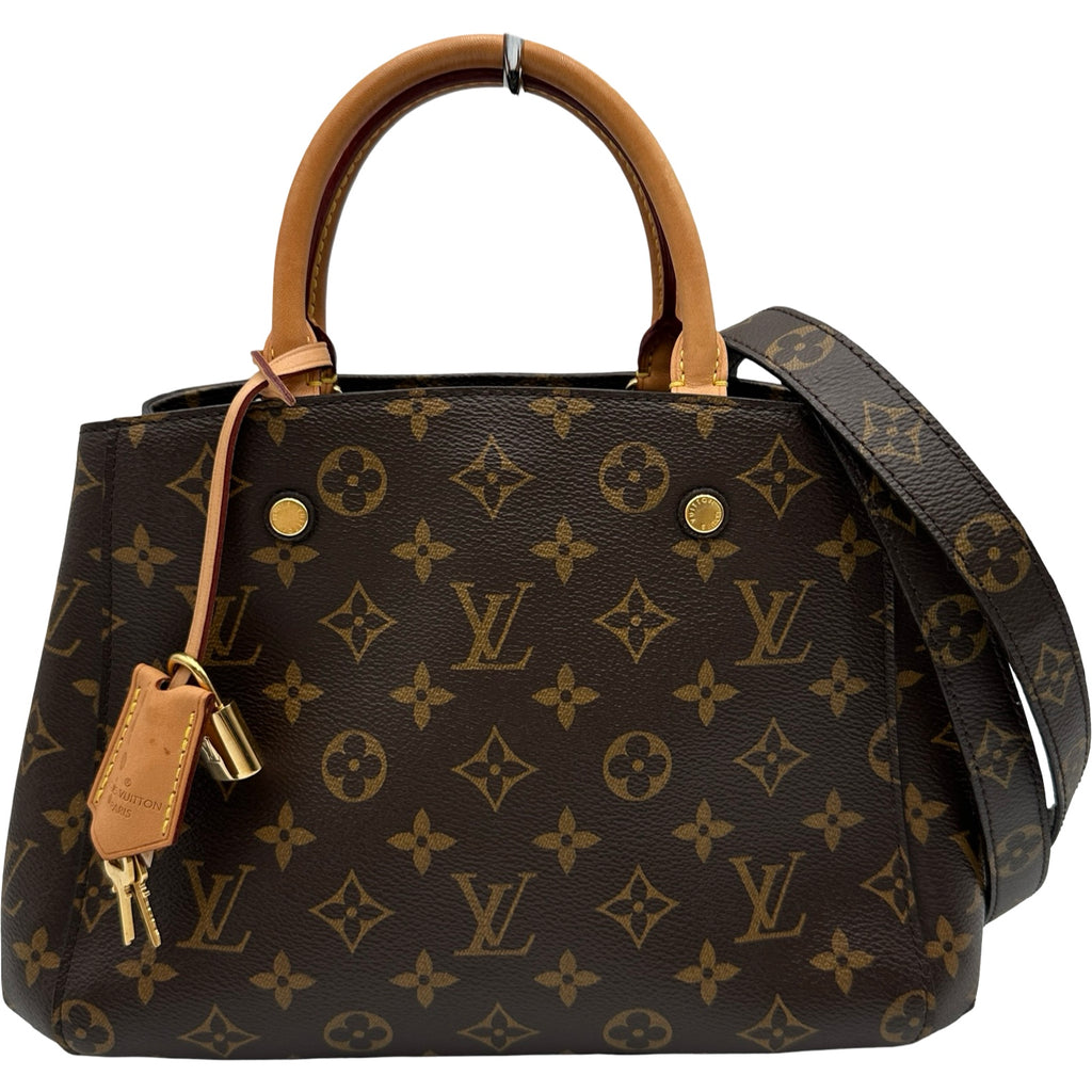 ルイ・ヴィトン LOUIS VUITTON モンテーニュBB M41055 ブラウン