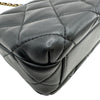 シャネル CHANEL マトラッセロゴチャームチェーンショルダー AS4986 ブラック ゴールド金具 ラムスキン レディース ショルダーバッグ
