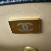 シャネル CHANEL マトラッセロゴチャームチェーンショルダー AS4986 ブラック ゴールド金具 ラムスキン レディース ショルダーバッグ