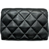シャネル CHANEL マトラッセロゴチャームチェーンショルダー AS4986 ブラック ゴールド金具 ラムスキン レディース ショルダーバッグ