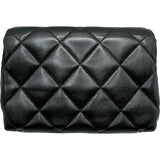 シャネル CHANEL マトラッセロゴチャームチェーンショルダー AS4986 ブラック ゴールド金具 ラムスキン レディース ショルダーバッグ