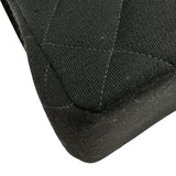 シャネル CHANEL マトラッセダブルフェイスチェーンショルダー 4番台 ブラック　 シルバー金具 コットンジャージー レディース ショルダーバッグ