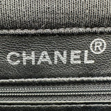 シャネル CHANEL マトラッセダブルフェイスチェーンショルダー 4番台 ブラック　 シルバー金具 コットンジャージー レディース ショルダーバッグ