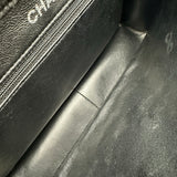 シャネル CHANEL マトラッセダブルフェイスチェーンショルダー 4番台 ブラック　 シルバー金具 コットンジャージー レディース ショルダーバッグ