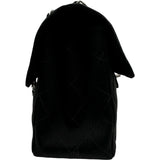 シャネル CHANEL マトラッセダブルフェイスチェーンショルダー 4番台 ブラック　 シルバー金具 コットンジャージー レディース ショルダーバッグ
