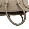 セリーヌ CELINE ラゲージミニショッパー 165213 ベージュ シルバー金具 レザー レディース ハンドバッグ