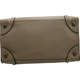 セリーヌ CELINE ラゲージミニショッパー 165213 ベージュ シルバー金具 レザー レディース ハンドバッグ