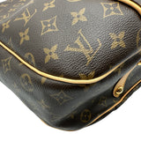 ルイ・ヴィトン LOUIS VUITTON ガリエラGM M56381 ブラウン モノグラム/レザー レディース ショルダーバッグ