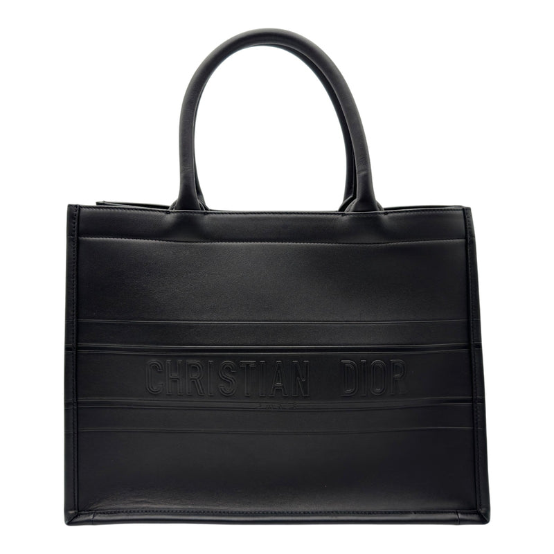 Dior ブックトート バッグ ミディアム レザー トートバッグ ブラック クリスチャン・ディオール Christian Dior ブックトート ミディアム