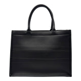 クリスチャン・ディオール Christian Dior ブックトート ミディアム M1296ZGSB ブラック エンボスカーフスキン レディース トートバッグ