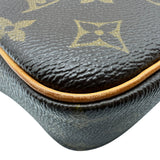 ルイ・ヴィトン LOUIS VUITTON ポシェット・シテ M51183 ブラウン モノグラム/レザー レディース ショルダーバッグ