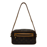 ルイ・ヴィトン LOUIS VUITTON ポシェット・シテ M51183 ブラウン モノグラム/レザー レディース ショルダーバッグ