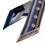 ルイ・ヴィトン LOUIS VUITTON バンドーBB・ポップLV M73866 LVブルーエ シルク レディース スカーフ