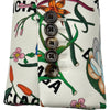 グッチ GUCCI ✖ BALENCIAGA フローラルロゴジャケット 676217 アイボリー シルク レディース その他アウター