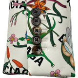 グッチ GUCCI ✖ BALENCIAGA フローラルロゴジャケット 676217 アイボリー シルク レディース その他アウター