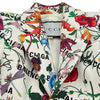 グッチ GUCCI ✖ BALENCIAGA フローラルロゴジャケット 676217 アイボリー シルク レディース その他アウター