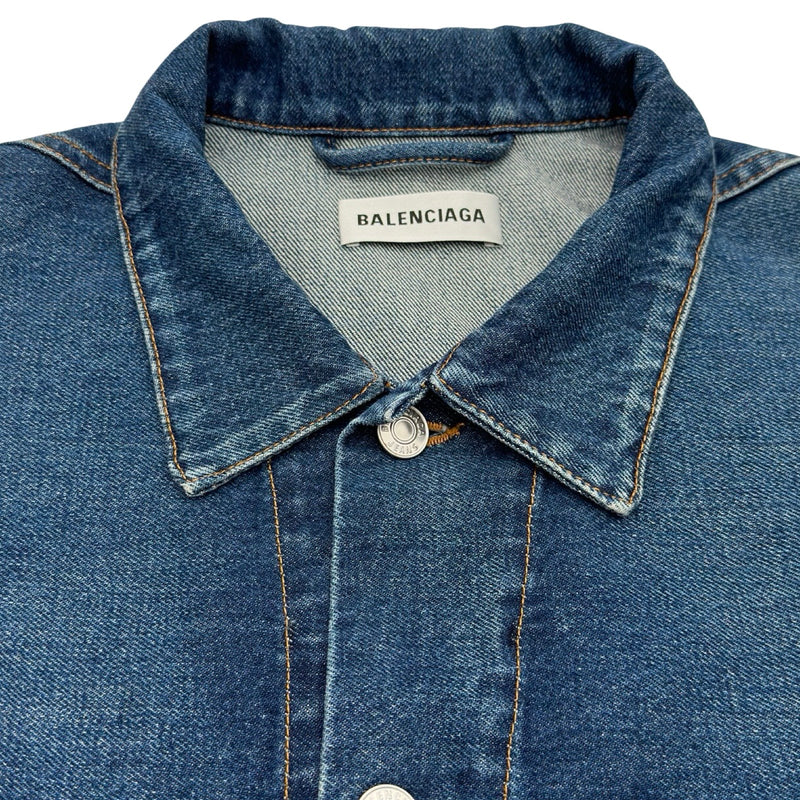 バレンシアガ BALENCIAGA アップサイドダウン デニムジャケット 625989