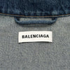 バレンシアガ BALENCIAGA アップサイドダウン デニムジャケット 625989 インディゴ デニム レディース デニムジャケット