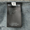 バレンシアガ BALENCIAGA アップサイドダウン デニムジャケット 625989 インディゴ デニム レディース デニムジャケット