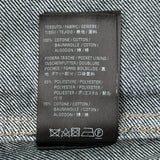 バレンシアガ BALENCIAGA アップサイドダウン デニムジャケット 625989 インディゴ デニム レディース デニムジャケット