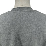 モンクレール MONCLER ラメロゴスウェットシャツ グレー コットン メンズ スウェット