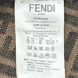 フェンディ FENDI FF総柄ニットセーター FZY703 ブラウン レーヨン レディース セーター