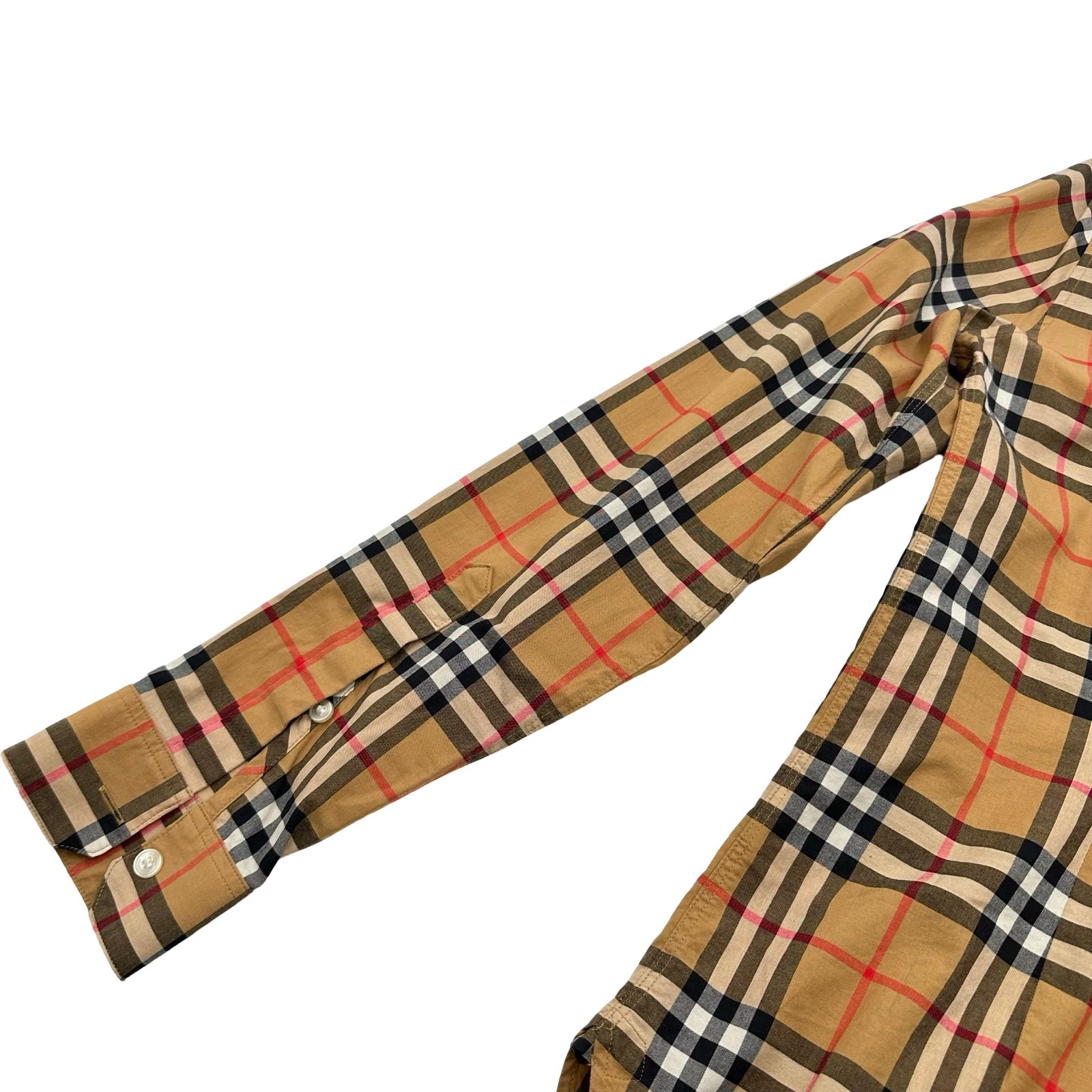 バーバリー BURBERRY ノバチェック長袖シャツ 8014010 ベージュ