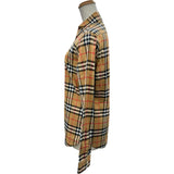 バーバリー BURBERRY ノバチェック長袖シャツ 8014010 ベージュ コットン レディース 長袖シャツ