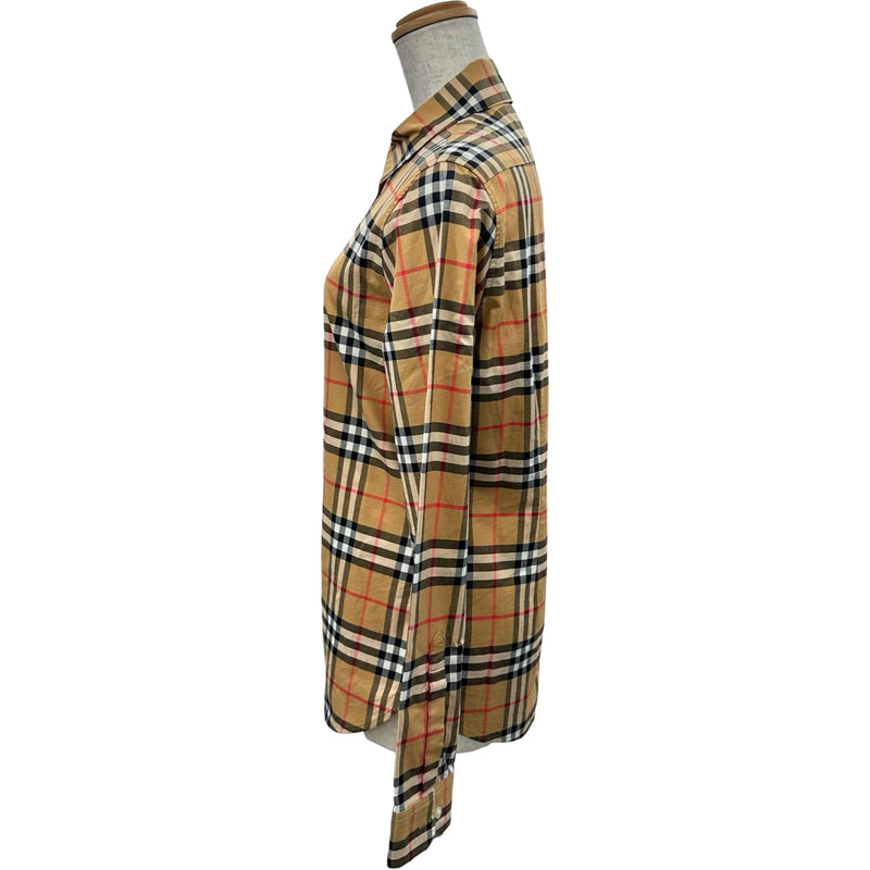 バーバリー BURBERRY ノバチェック長袖シャツ 8014010 ベージュ