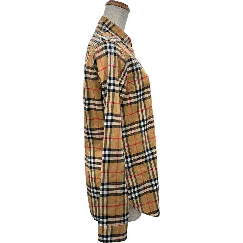 バーバリー BURBERRY ノバチェック長袖シャツ 8014010 ベージュ