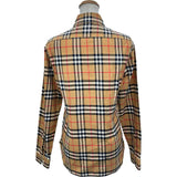 バーバリー BURBERRY ノバチェック長袖シャツ 8014010 ベージュ コットン レディース 長袖シャツ