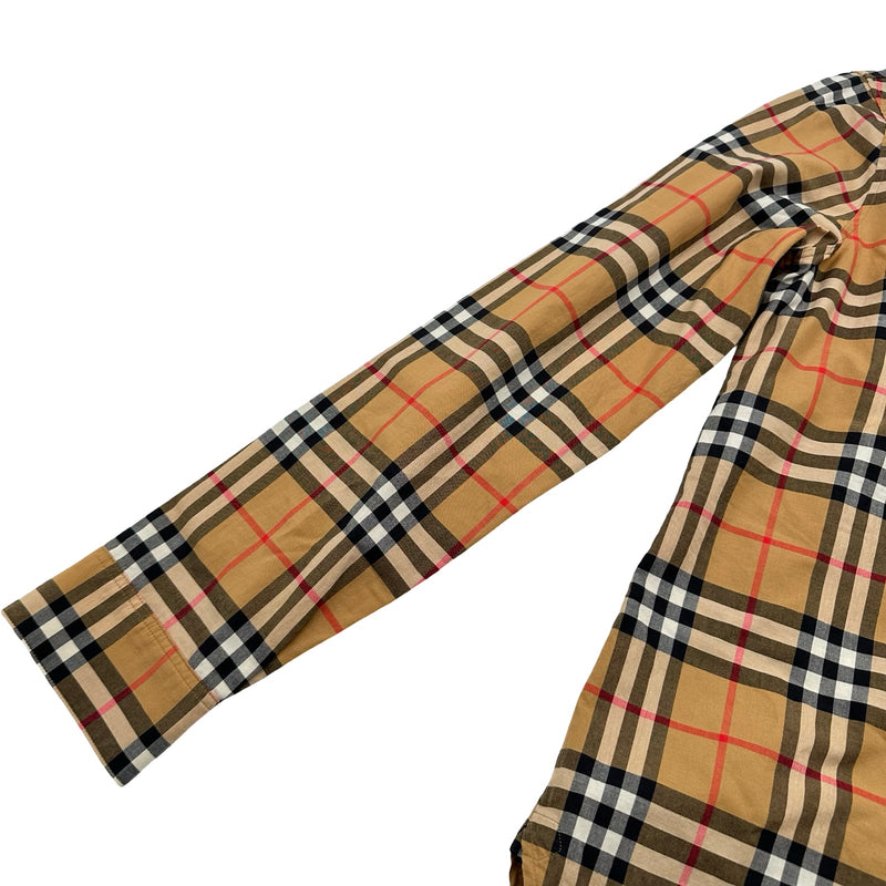 バーバリー BURBERRY ノバチェック長袖シャツ 8014010 ベージュ