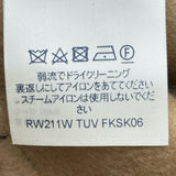 ルイ・ヴィトン LOUIS VUITTON ジャイアントモノグラムAラインミニスカート FKSK06 ブラック ウール レディース ミニスカート