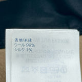 ルイ・ヴィトン LOUIS VUITTON ジャイアントモノグラムAラインミニスカート FKSK06 ブラック ウール レディース ミニスカート