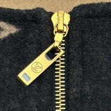 ルイ・ヴィトン LOUIS VUITTON ジャイアントモノグラムAラインミニスカート FKSK06 ブラック ウール レディース ミニスカート