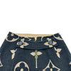 ルイ・ヴィトン LOUIS VUITTON ジャイアントモノグラムAラインミニスカート FKSK06 ブラック ウール レディース ミニスカート