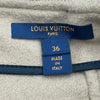 ルイ・ヴィトン LOUIS VUITTON ジャイアントモノグラムAラインミニスカート FKSK06 ブラック ウール レディース ミニスカート