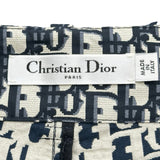 クリスチャン・ディオール Christian Dior オブリーク総柄テクニカルタフタパンツ 127P16A2970 ネイビー ポリエステル レディース その他ボトムス