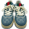 グッチ GUCCI リウェブ GG総柄デニムローカットスニーカー 834708 ブルー デニム メンズ スニーカー