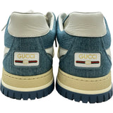 グッチ GUCCI リウェブ GG総柄デニムローカットスニーカー 834708 ブルー デニム メンズ スニーカー