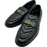 グッチ GUCCI GGマーモント キルティングローファー 670399 ブラック レザー メンズ ローファー