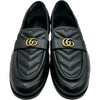 グッチ GUCCI GGマーモント キルティングローファー 670399 ブラック レザー メンズ ローファー