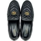 グッチ GUCCI GGマーモント キルティングローファー 670399 ブラック レザー メンズ ローファー