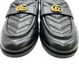 グッチ GUCCI GGマーモント キルティングローファー 670399 ブラック レザー メンズ ローファー