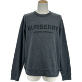 バーバリー BURBERRY フロントロゴプリントスウェットシャツ 8104225 グレー コットン メンズ スウェット