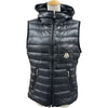 モンクレール MONCLER GLYGOS ダウンベスト ブラック ナイロン レディース ダウンベスト