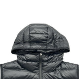 モンクレール MONCLER GLYGOS ダウンベスト ブラック ナイロン レディース ダウンベスト