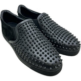 クリスチャン・ルブタン Christian louboutin Fun Sailor Boat スタッズスリッポン 3230024 ブラック レザー メンズ スリッポン