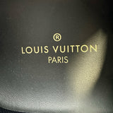 ルイ・ヴィトン LOUIS VUITTON ルクセンブルグライン ロゴ 刺繡ローカットスニーカー 1A4N6B ブラック レザー メンズ スニーカー