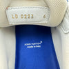 ルイ・ヴィトン LOUIS VUITTON トレイナーライン ローカットスニーカー LD0223 ブルー ファブリック メンズ スニーカー
